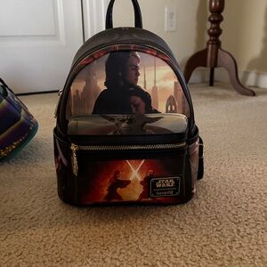 Loungefly Star Wars Black and Red Backpack
